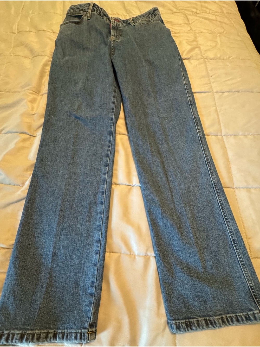 Wrangler Women’s Boot Cut Jeans in Medium Blue Denim